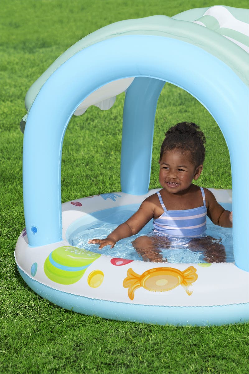 Bestway, Φ41" X H33"/Φ104M X H84Cm Sweet Shoppe Shaded Kiddie pool