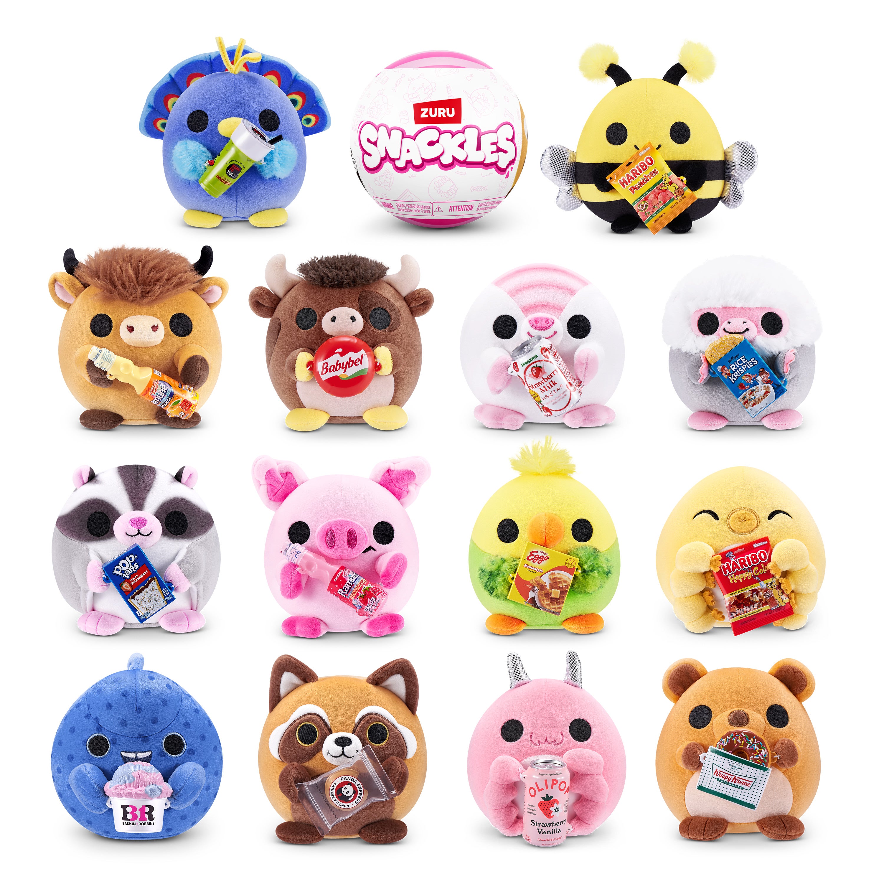 Snackles S3 Core Licensed Capsule 5"
