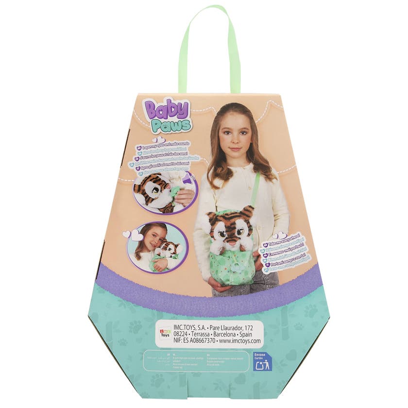 Baby Paws Tiger med snuttefilt och napp