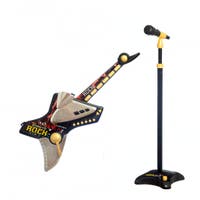 Stage, Batteridriven rockgitarr med mikrofonstativ