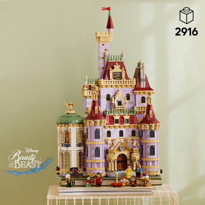 LEGO Disney Princess 43263, Skönheten och odjuret – slottet