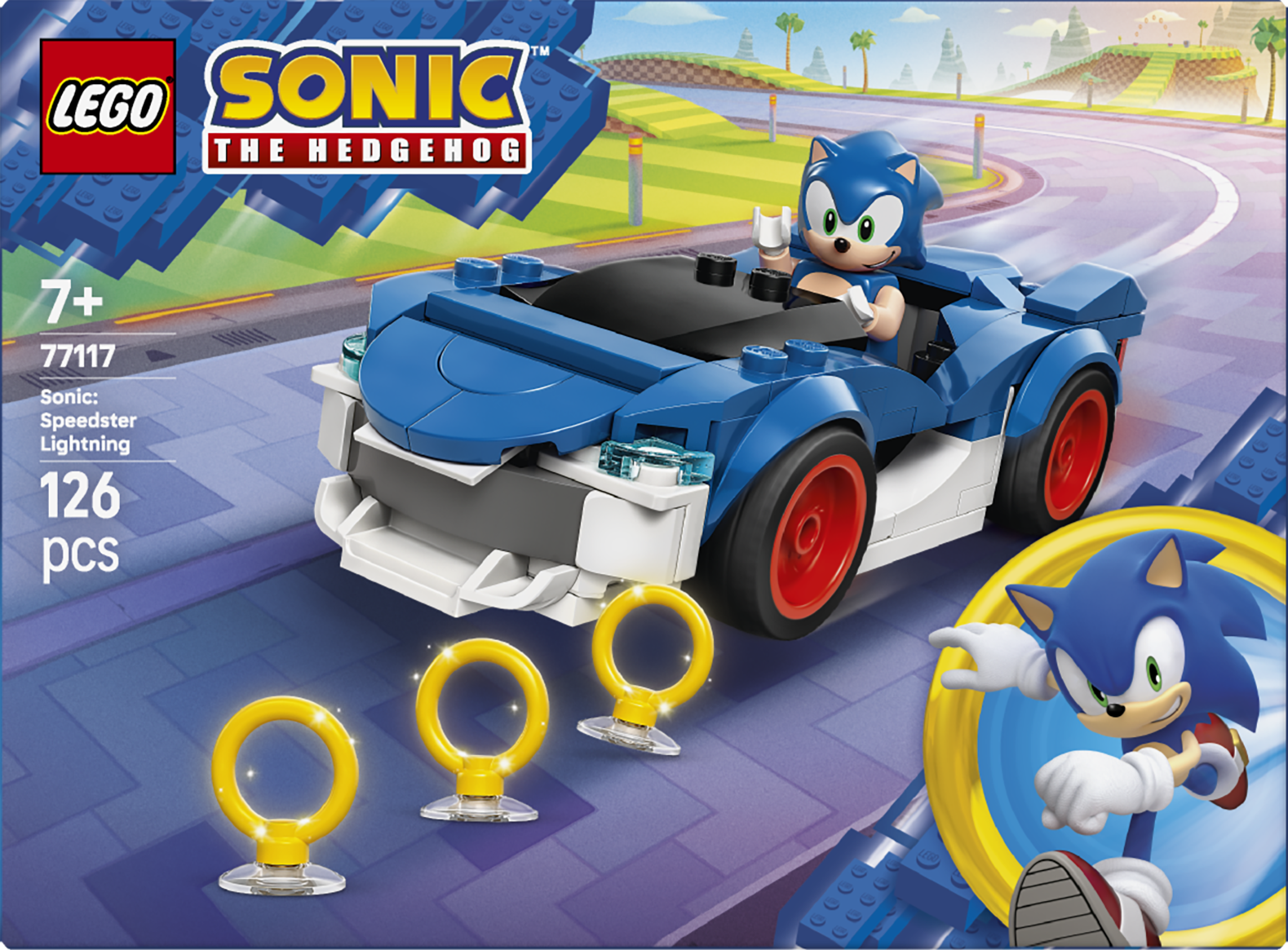 LEGO® Sonic the Hedgehog™ Sonic: Speedster Lightning 77117