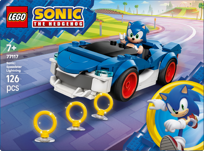 LEGO® Sonic the Hedgehog™ Sonic: Speedster Lightning 77117