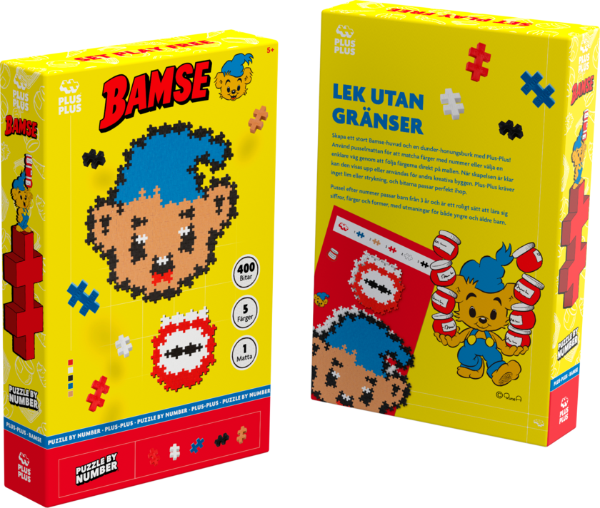 Plus-Plus Bamse & Dunderhonung 400 stk