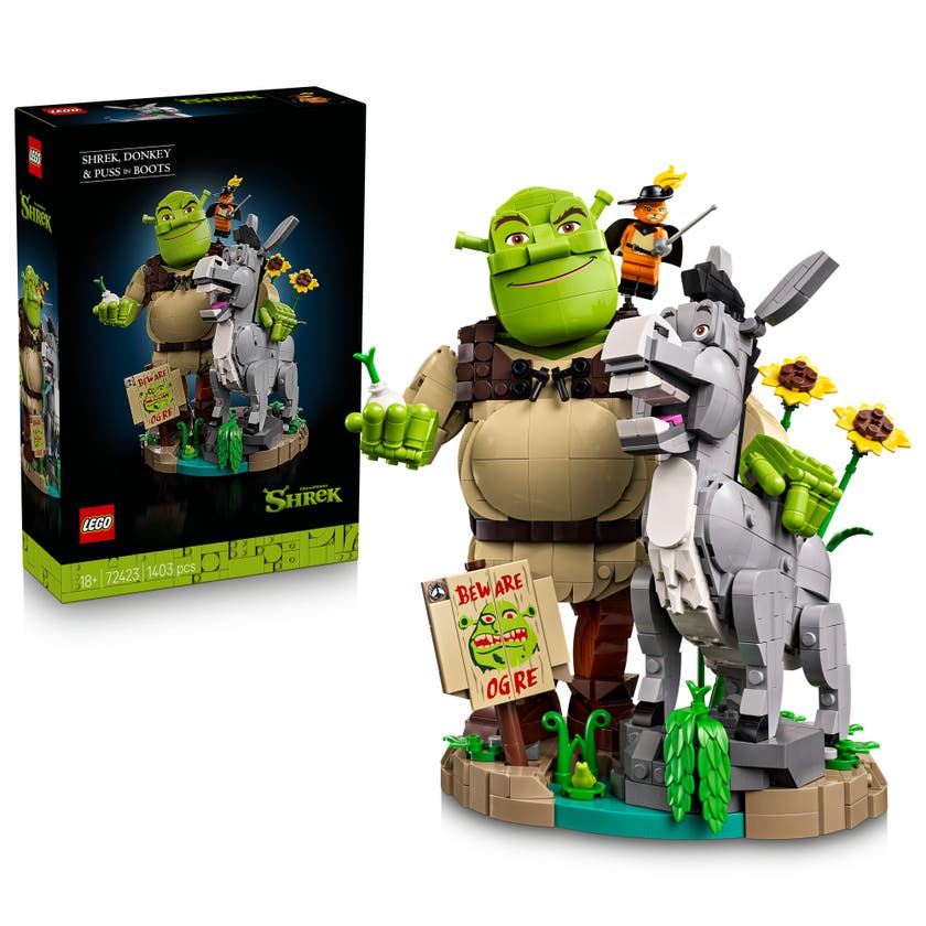 LEGO® Shrek: Shrek, Åsnan och Mästerkatten Figurset 72423