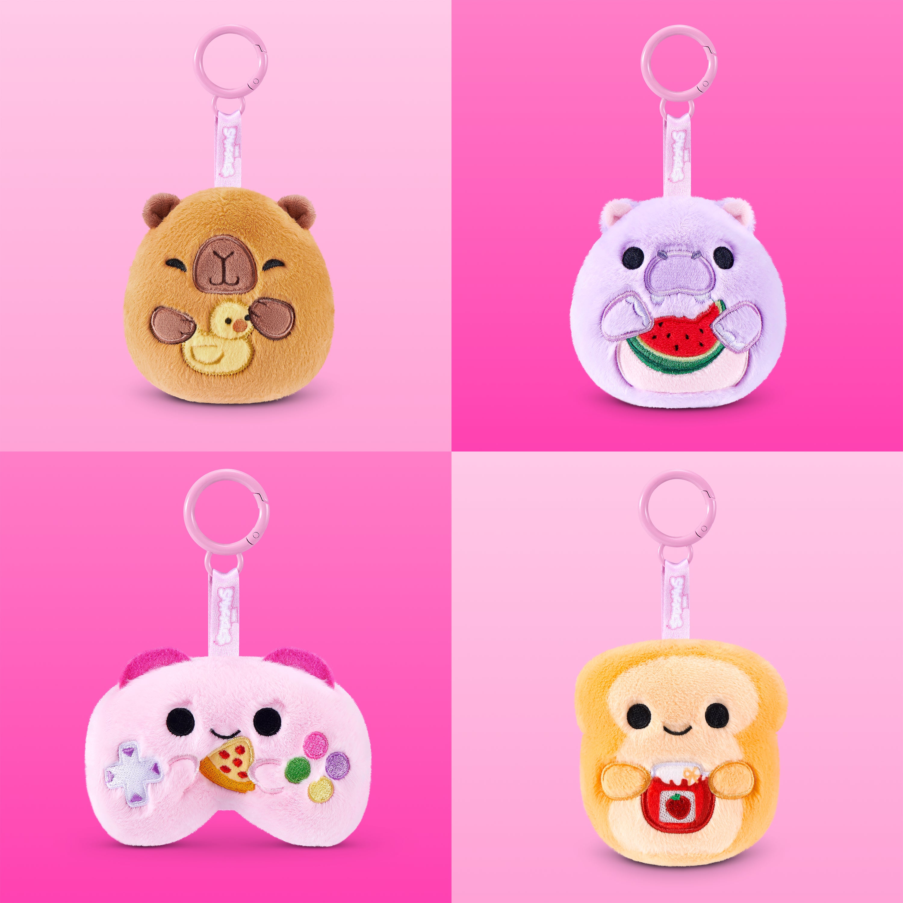 Snackles Keychains 8 cm gosedjur 
