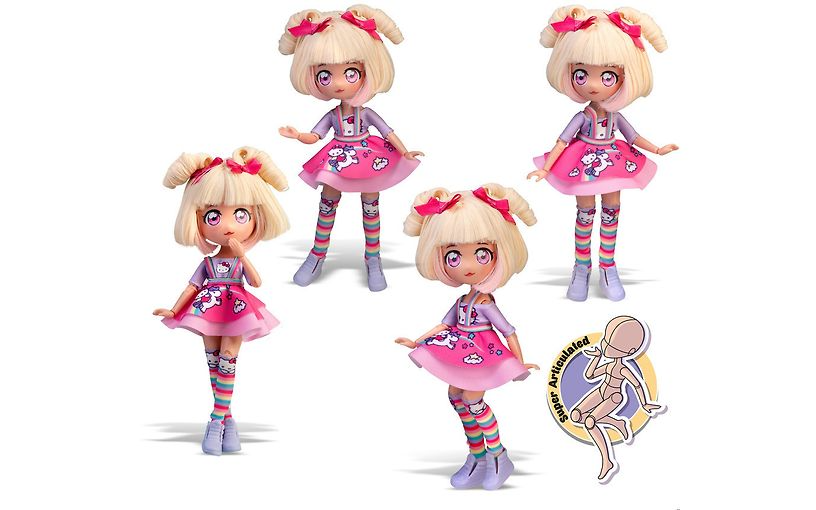 Hello Kitty Manga Candy Unicorn Docka