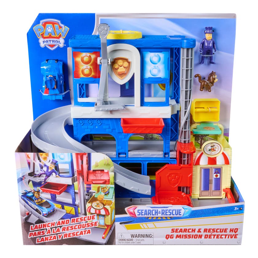 PAW Patrol Search & Rescue Pup Squad HQ lekset med Chase