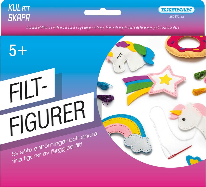 Kul Att Skapa Filtfigurer – Pysselset från Egmont Kärnan