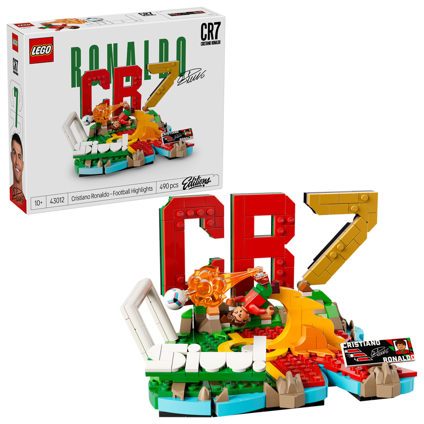 LEGO® Editions Cristiano Ronaldo – fotbollshöjdpunkter 43012
