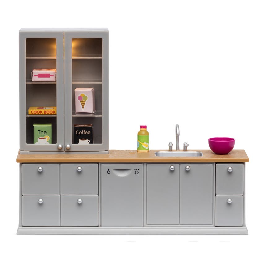 Lundby, Diskho+Diskmaskin Grå