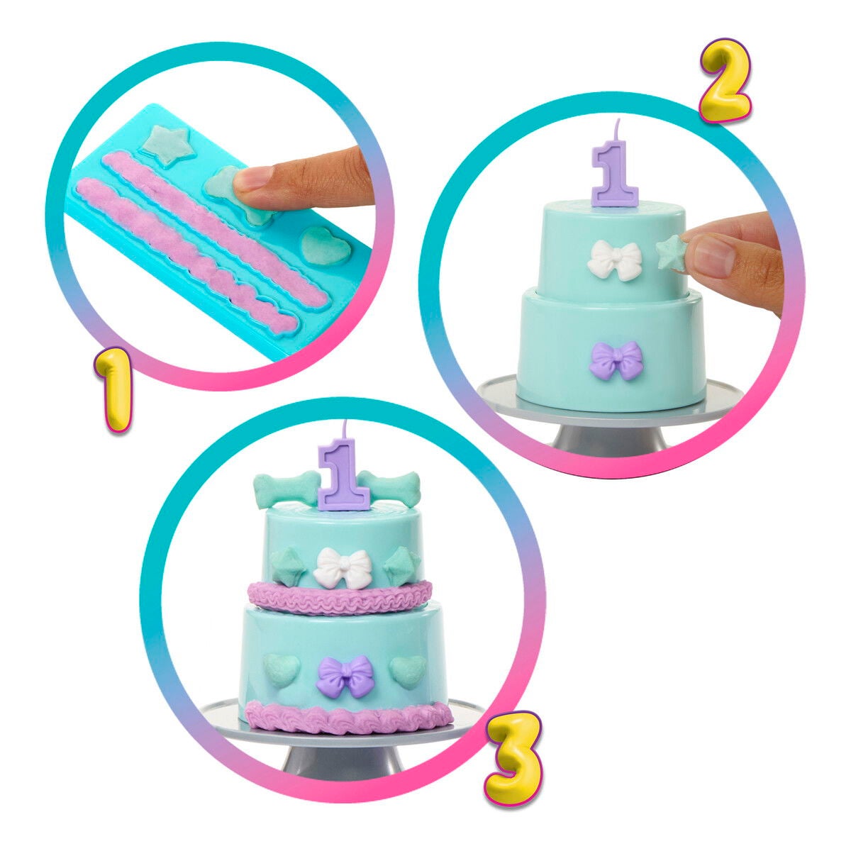 Barbie, Party Unboxed Brunt Hår