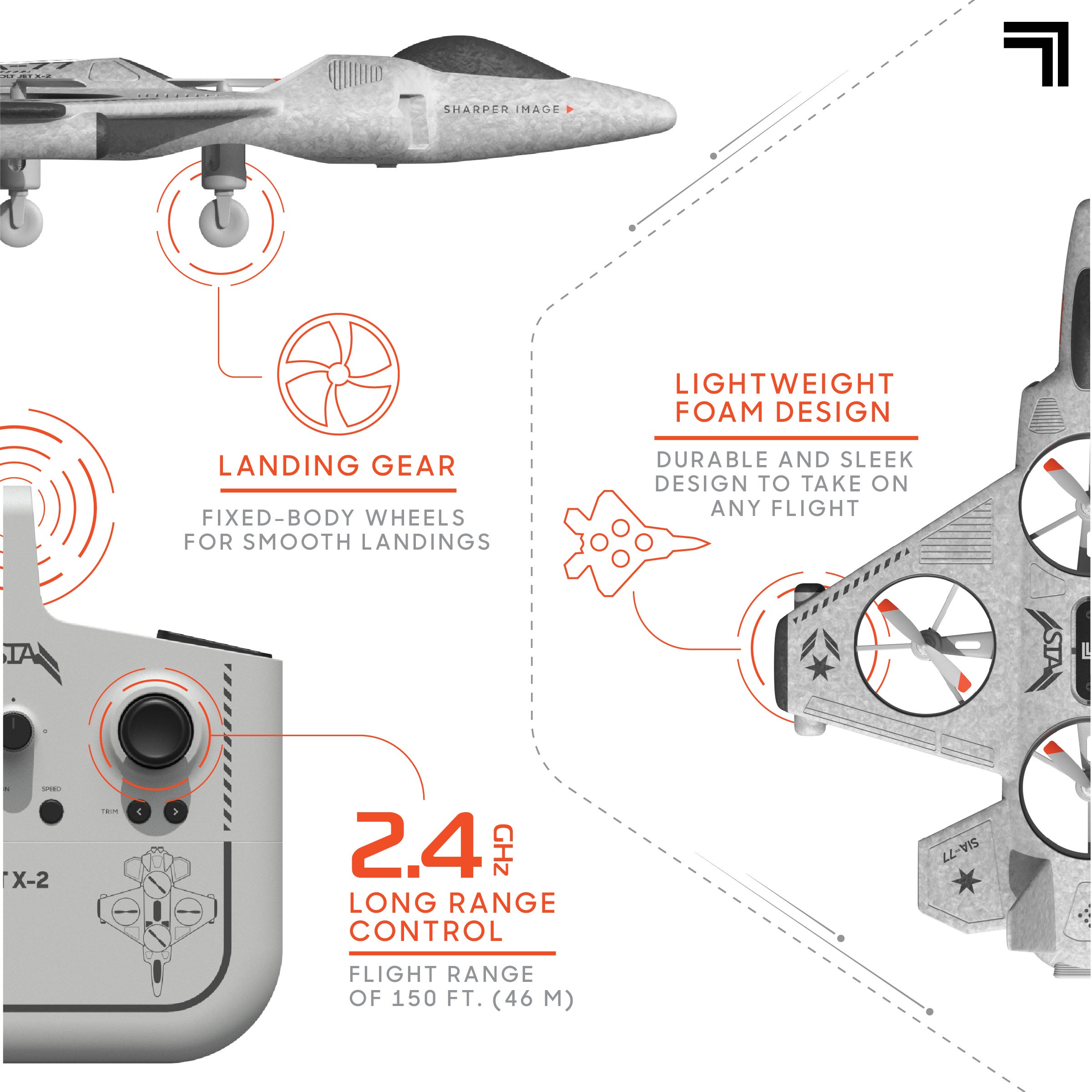 Thunderbolt Jet X-2 Stuntdrönare