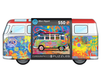 VW Bus Wave Hopper Pussel i Metallåda