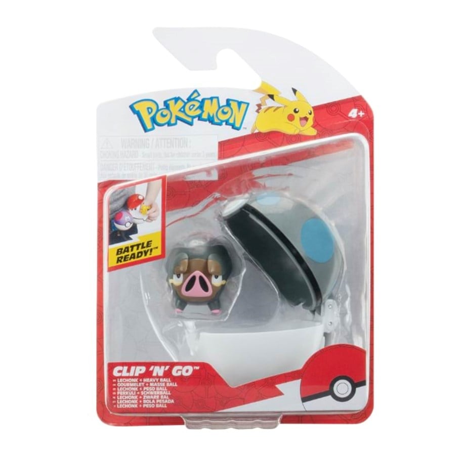 Pokemon, Clip N Go, Lechonk With Heavy Ball