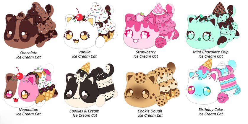 Aphmau, Mystery Plush 15 cm Ice Cream