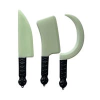 Halloween, Veitsi Pimeässä Hohtava 1 Kpl, Lajitelmatuote 3 Erilaista