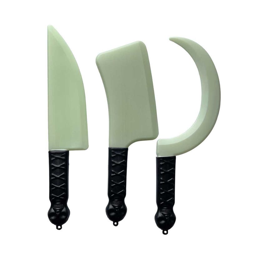 Halloween, Veitsi Pimeässä Hohtava 1 Kpl, Lajitelmatuote 3 Erilaista