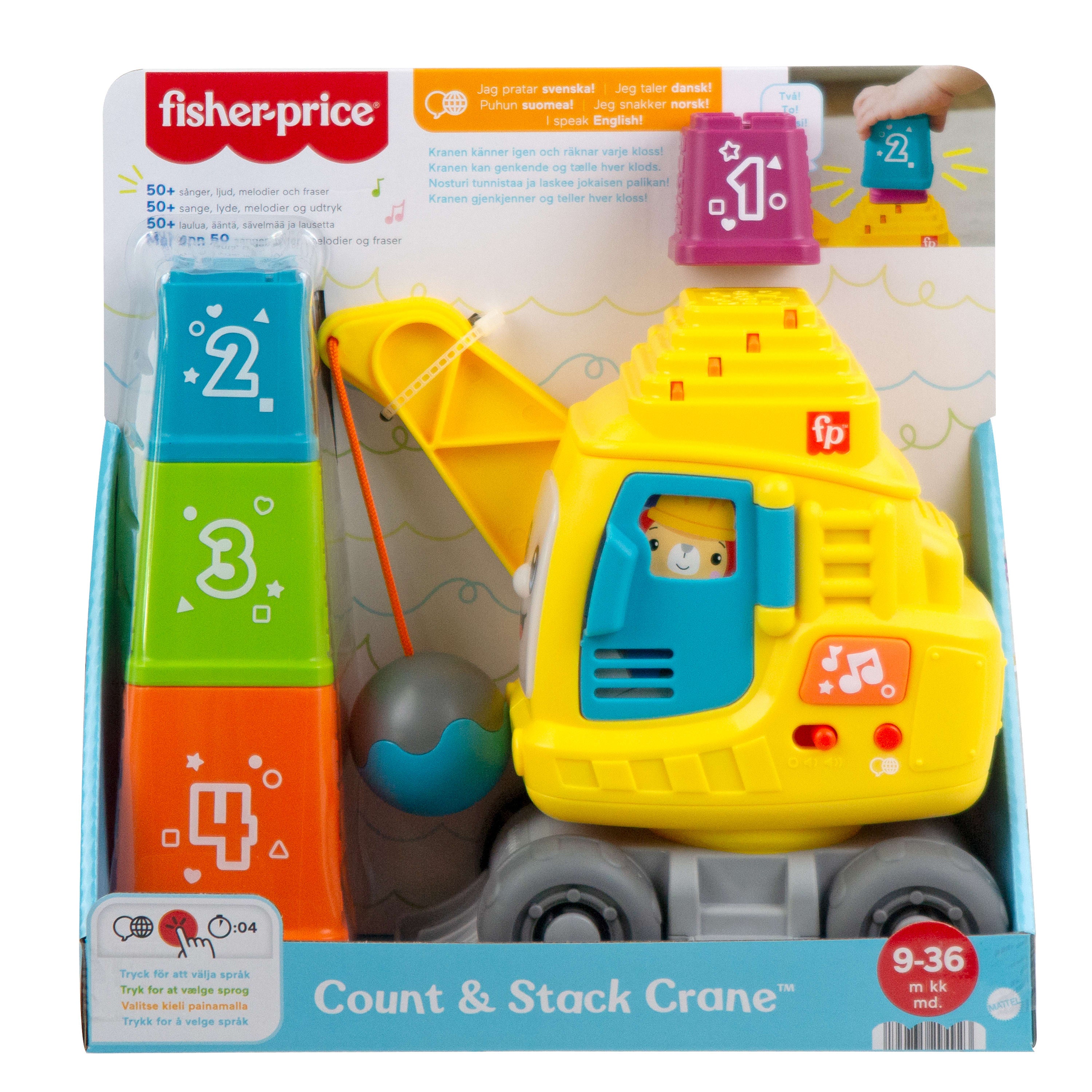 Fisher Price Count & Stack Crane