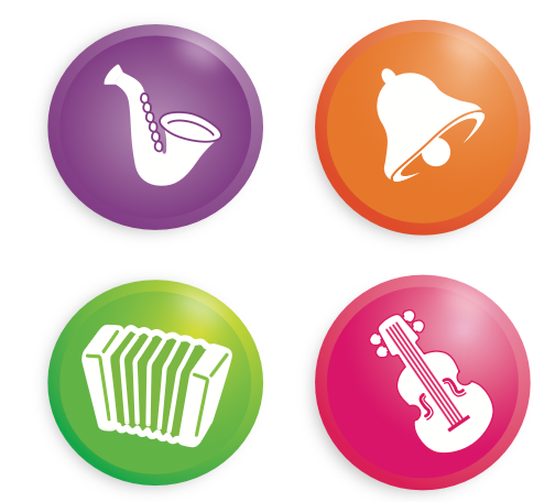 KID, Piano med dansande figurer