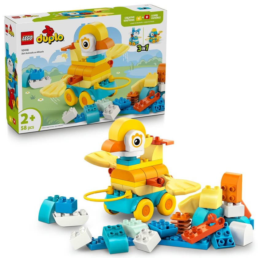 LEGO DUPLO Town 10448, 3-i-1 Djur på hjul