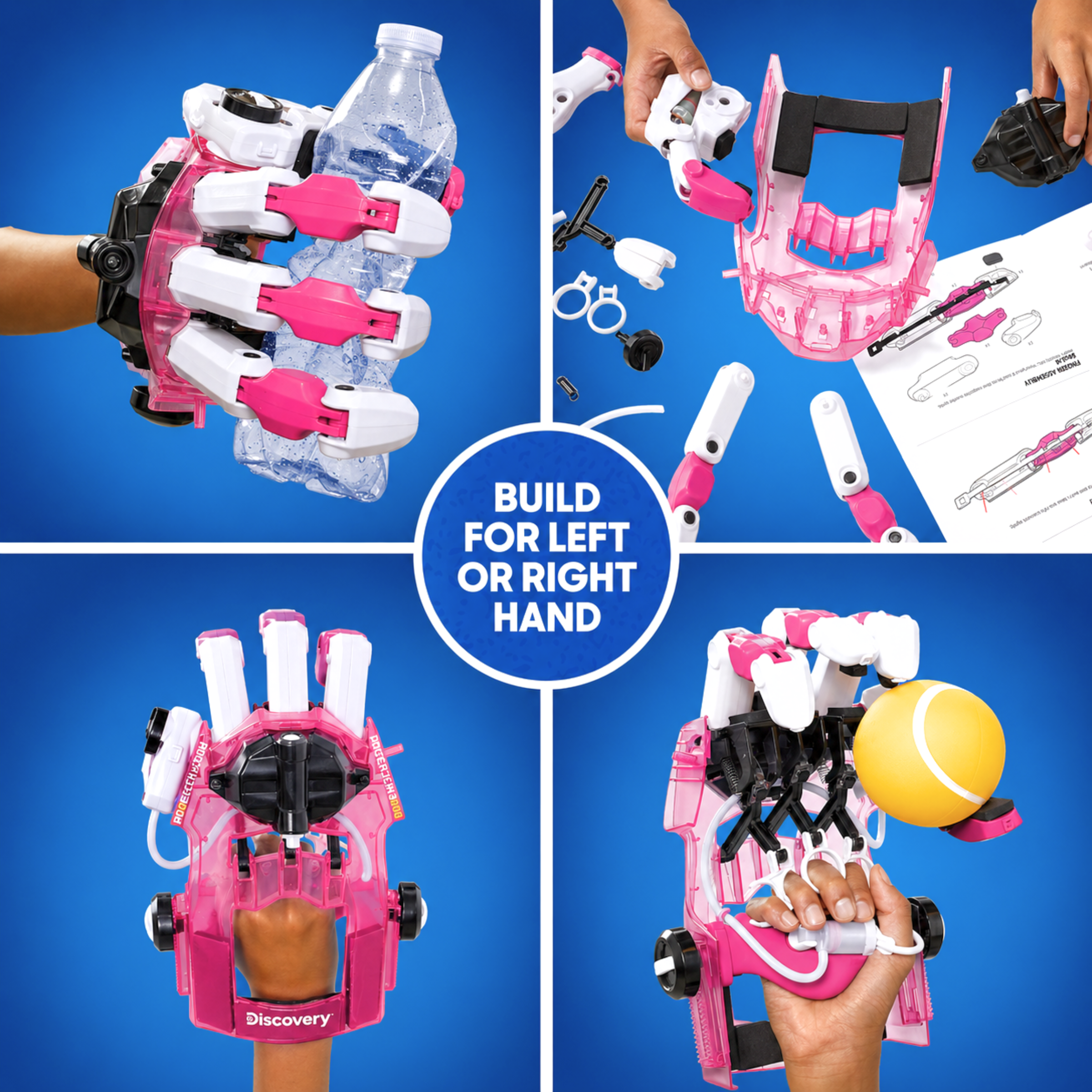 Discovery Hydraulisk Robothand Pink