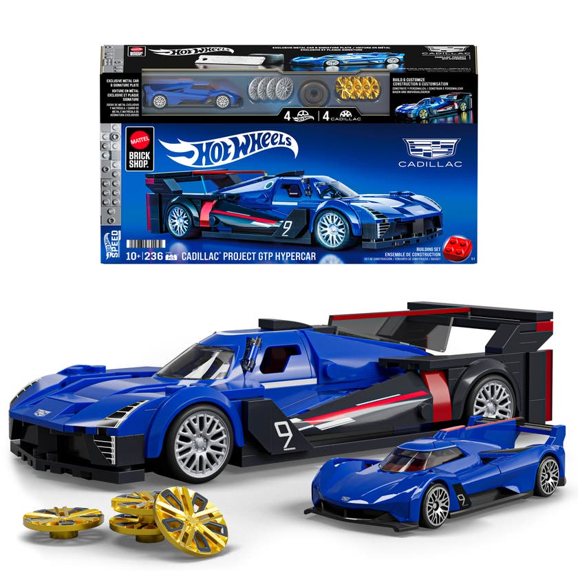 Mattel Brick Shop Cadillac Project GTP Hypercar 1:32