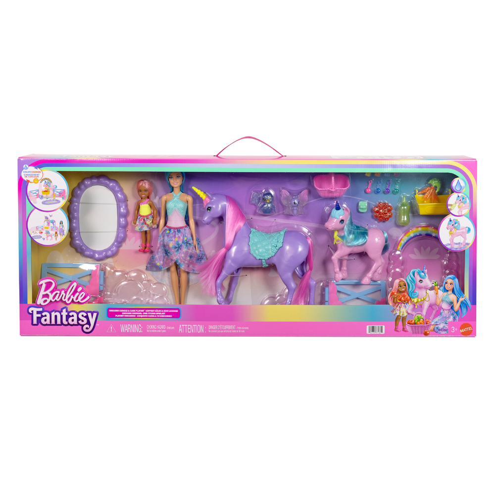 Barbie Unicorn Cuddle & Care Playset