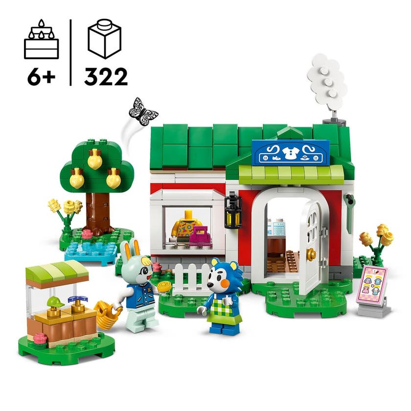 LEGO Animal Crossing 77055, Able Sisters klädaffär