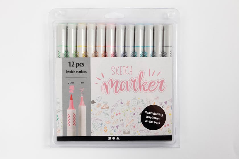 Sketch Marker, pastellfärger