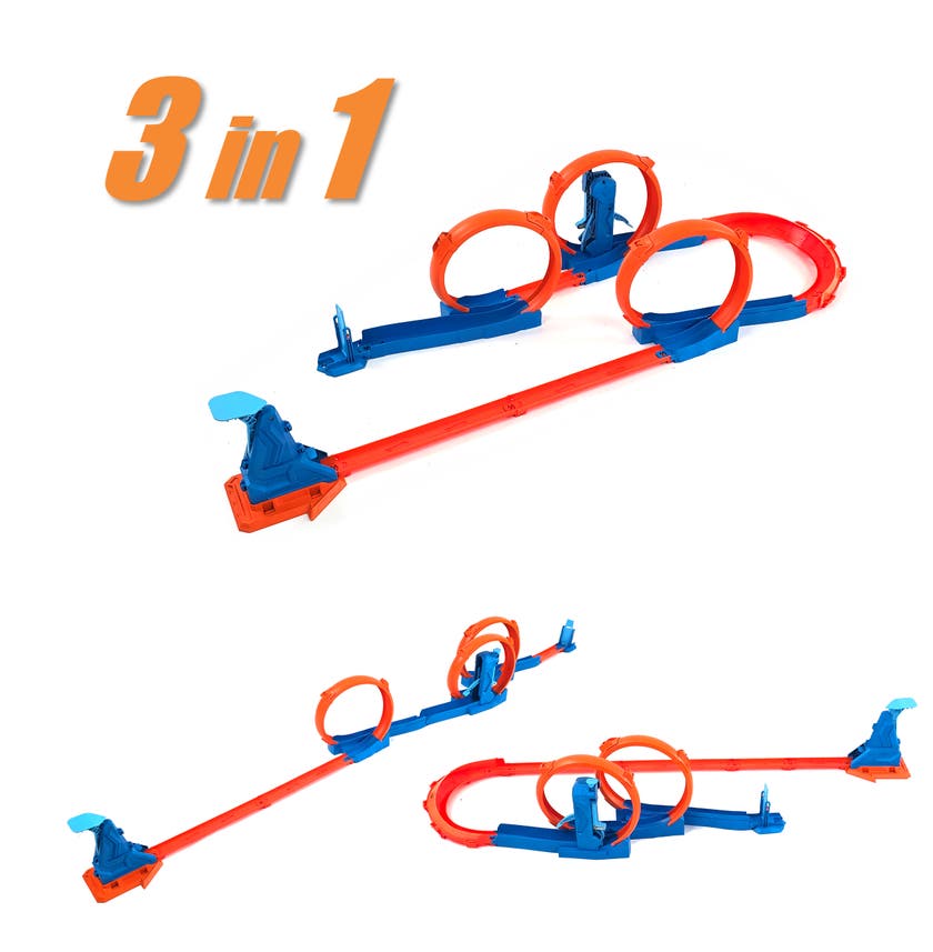 Hot Wheels Track Creator Triple Loop Frenzy