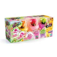 SO SLIME Slime Flower 3-pack – skapa färgglada blomsterslimekrukor