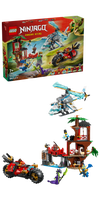 LEGO® NINJAGO® Ninjornas fordonsstrid vid trädkojan Lekset 71857
