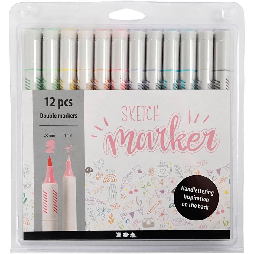 Sketch Marker, pastellfärger