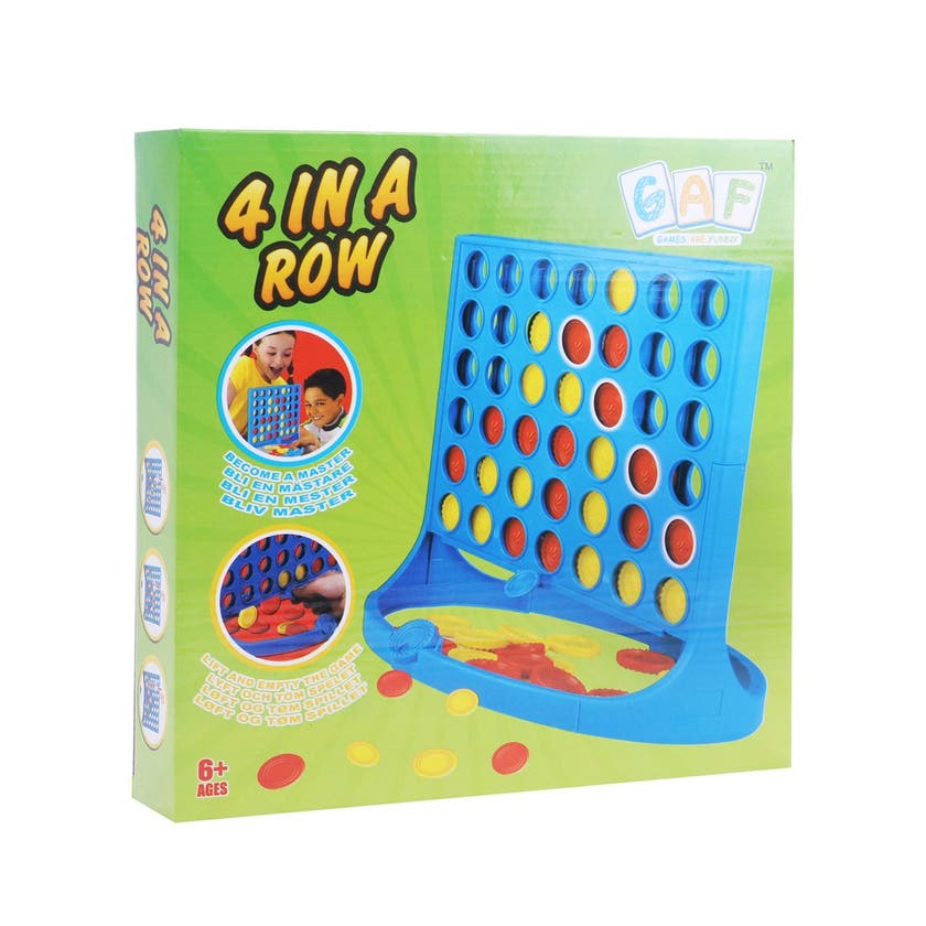 Fyra i rad – Strategispel för 2 spelare från 6 år – GAF