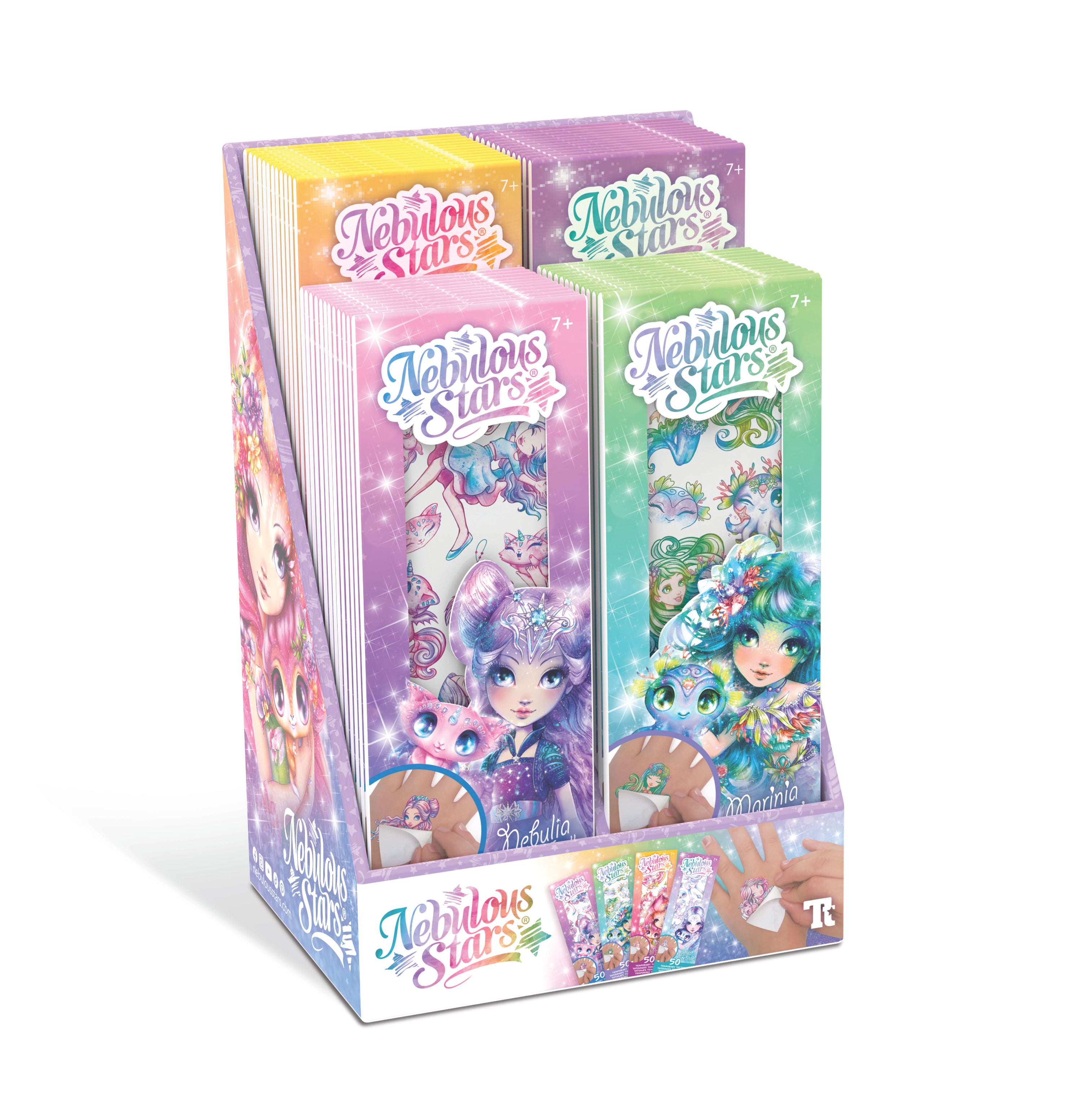 Nebulous Stars Tillfälliga tatueringar 50-pack