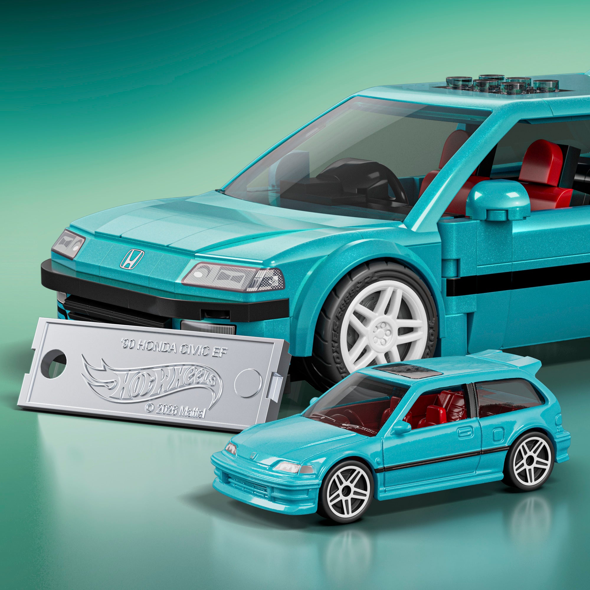 Mattel Brick Shop Speed Series Honda Custom '90 Civic EF
