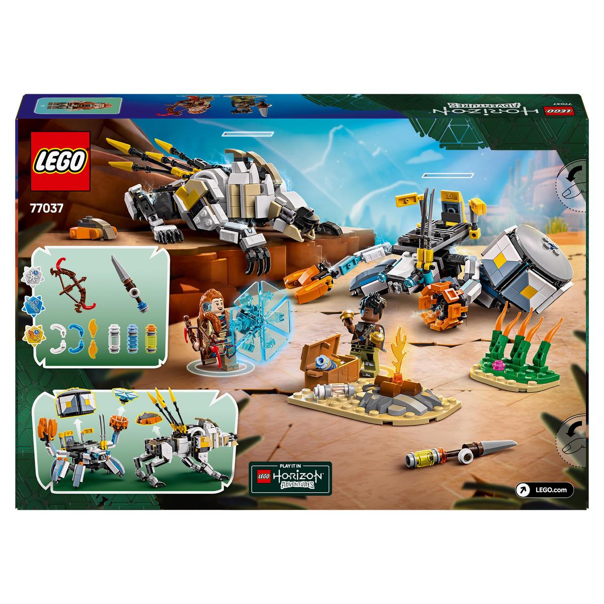 LEGO Horizon 77037, Aloy & Varl vs. Shell-Walker & Sawtooth