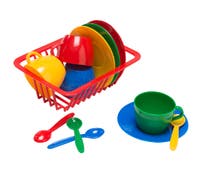 Kaffeservis med Diskställ