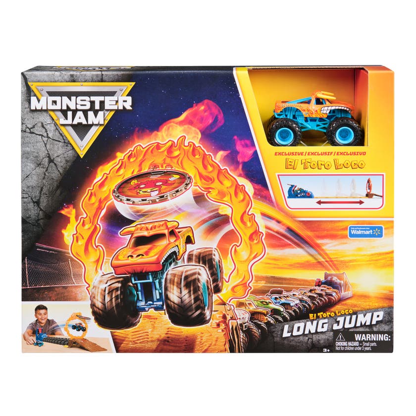 Monster Jam 1:64 Long Jump Playset med El Toro Loco