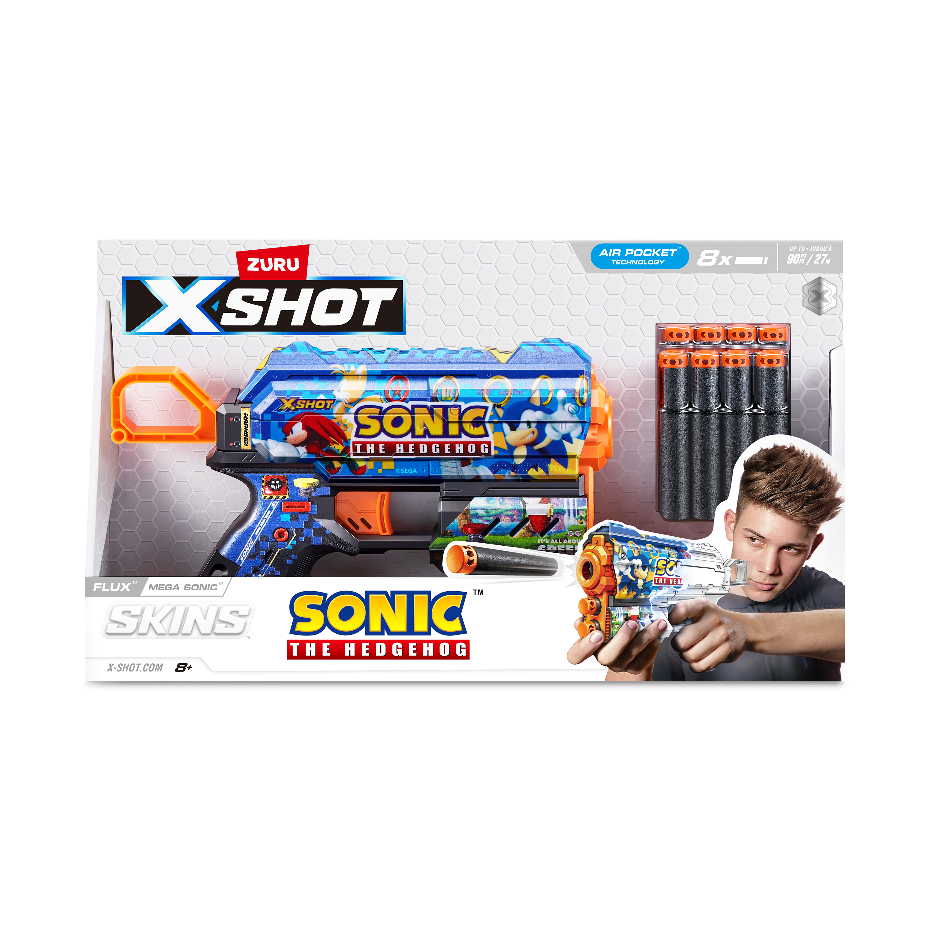 XSHOT SKINS-FLUX(8 Darts) SONIC