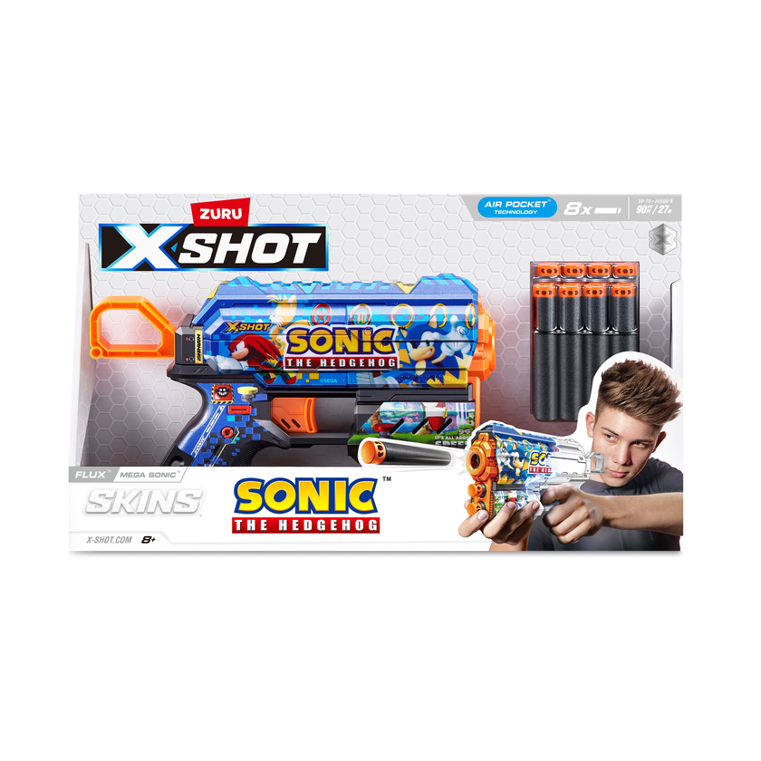 XSHOT SKINS-FLUX(8 Darts) SONIC