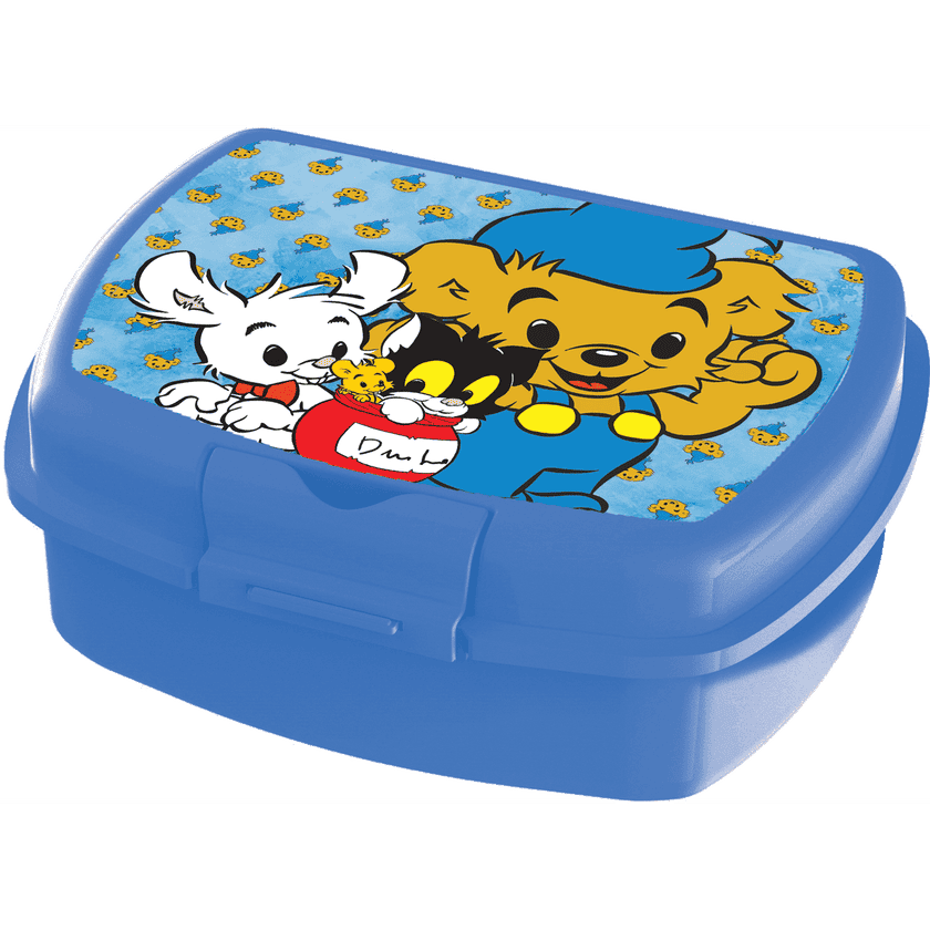 Bamse Happy Friends Matlåda enkel, 16x12x7 cm