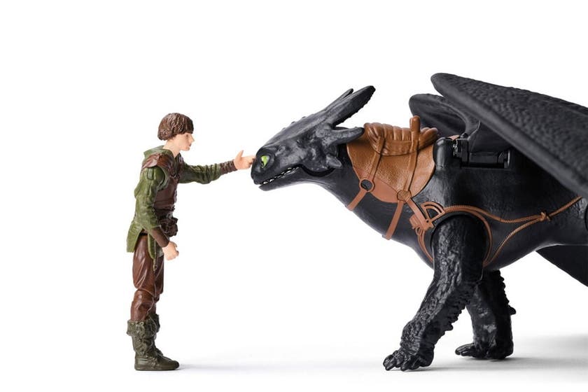 Dragons Movie Viking & Dragon, Toothless & Hiccup