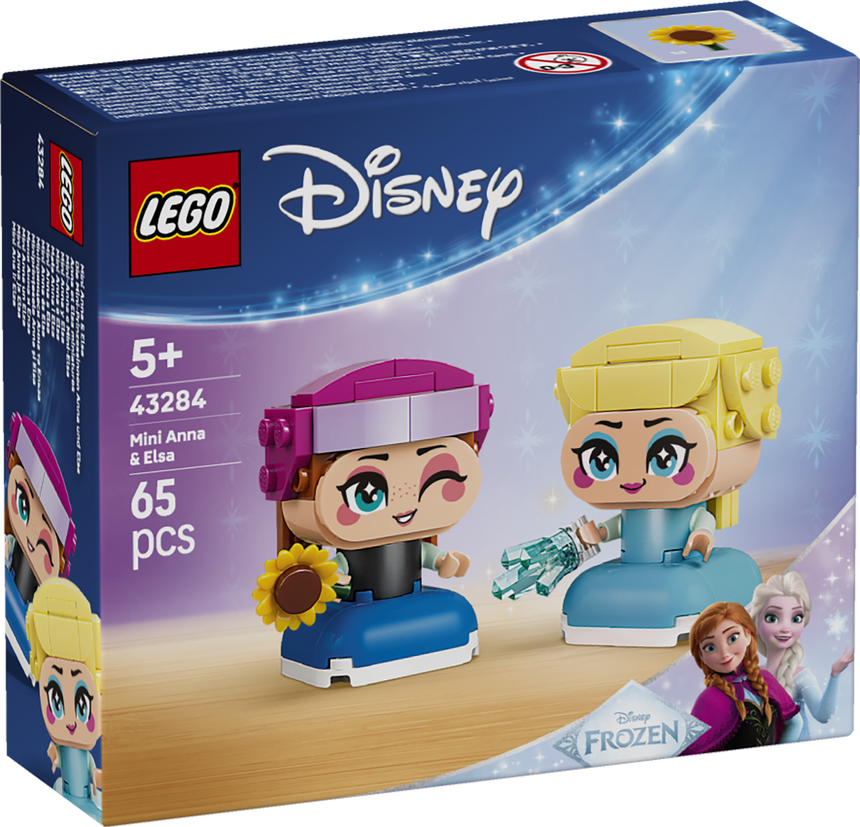 LEGO® ǀ Disney Frozen Anna och Elsa i miniformat Byggleksak 43284