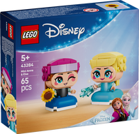 LEGO® ǀ Disney Frozen Anna och Elsa i miniformat Byggleksak 43284