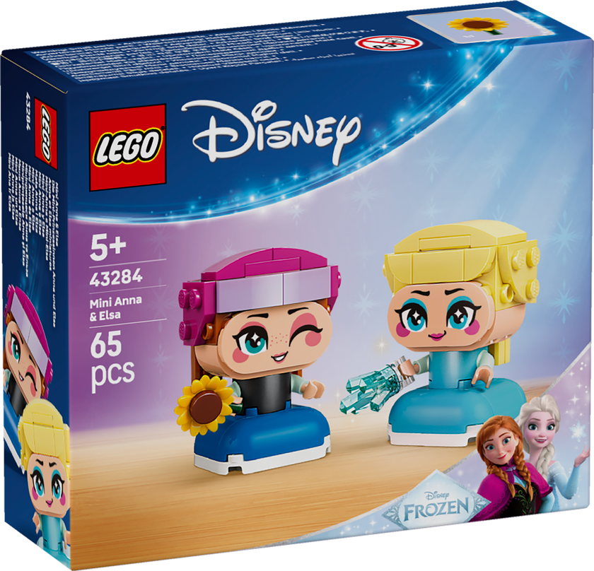 LEGO® ǀ Disney Frozen Anna och Elsa i miniformat Byggleksak 43284
