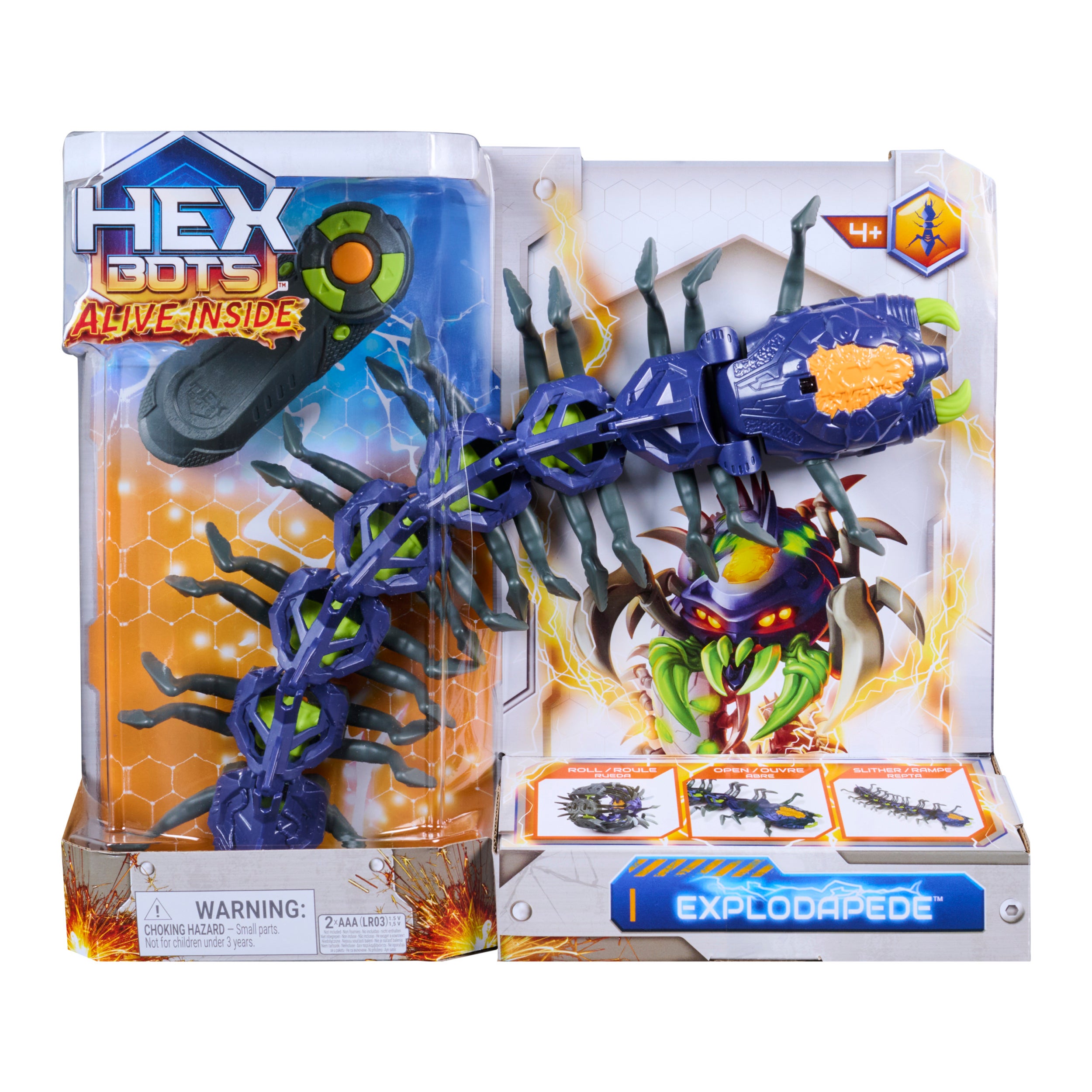 Hex Bots Exploding Centipede Fjärrstyrd