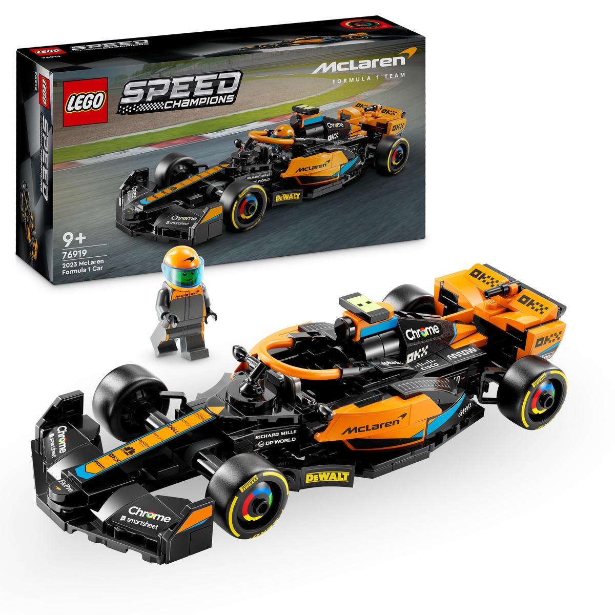 LEGO 76919, 2023 McLaren Formel 1-bil
