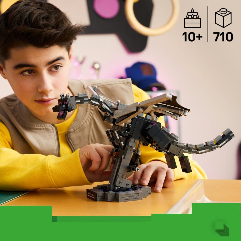 LEGO® Minecraft® Enderdraken Dataspelsprydnad 21595